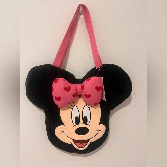 Disney Minnie Mouse Tote Bag - Pink Bow Valentines special - Picture 1 of 4